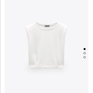Zara padded sweatshirt size S